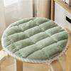 Round Velvet Seat Cushion 25-50cm Solid Color Stool Seat Mat Thick  Soft Chair Pads Portable Outdoor Kindergarten Stool Cushion