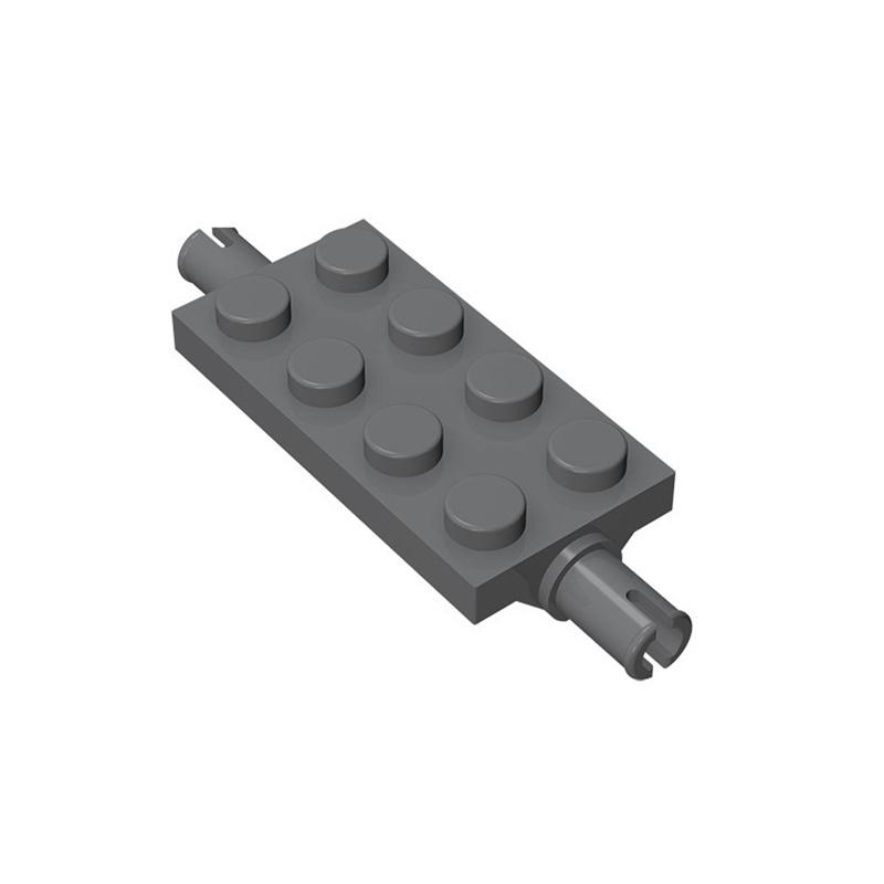 50 шт. Детали MOC 30157 Пластина модифицированная 2x4 с штырьками Совместимые DIY Сборка Строительные блоки Частицы Детская головоломка Мозговая игрушка Подарок