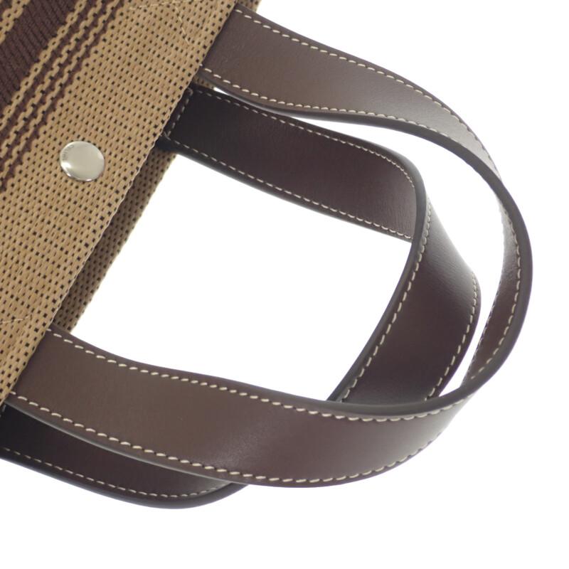 CELINE  116992FRY.02NU 2WAY bag Brown leather/Raffia Women