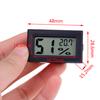 Small Size Digital Lcd Thermometer Hygrometer Humidity Temp Meter Measuring