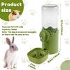 Small Animals Drinker 750ml Rabbit Water Bottle Hanging Auto Pet Water Dispenser No Drip Pet Water Bottle Bowl for Hamster Bunny