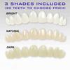 6Pcs with Moldable Thermal Beads Denture Temporary Filling Kit Upper Veneer Cosmetic Tooth  Travel