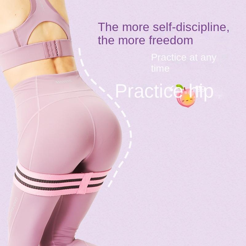 Упражнение приседание тренировка эластичная лента растяжения латекс шелк нескользящее кольцо для укрепления бедер