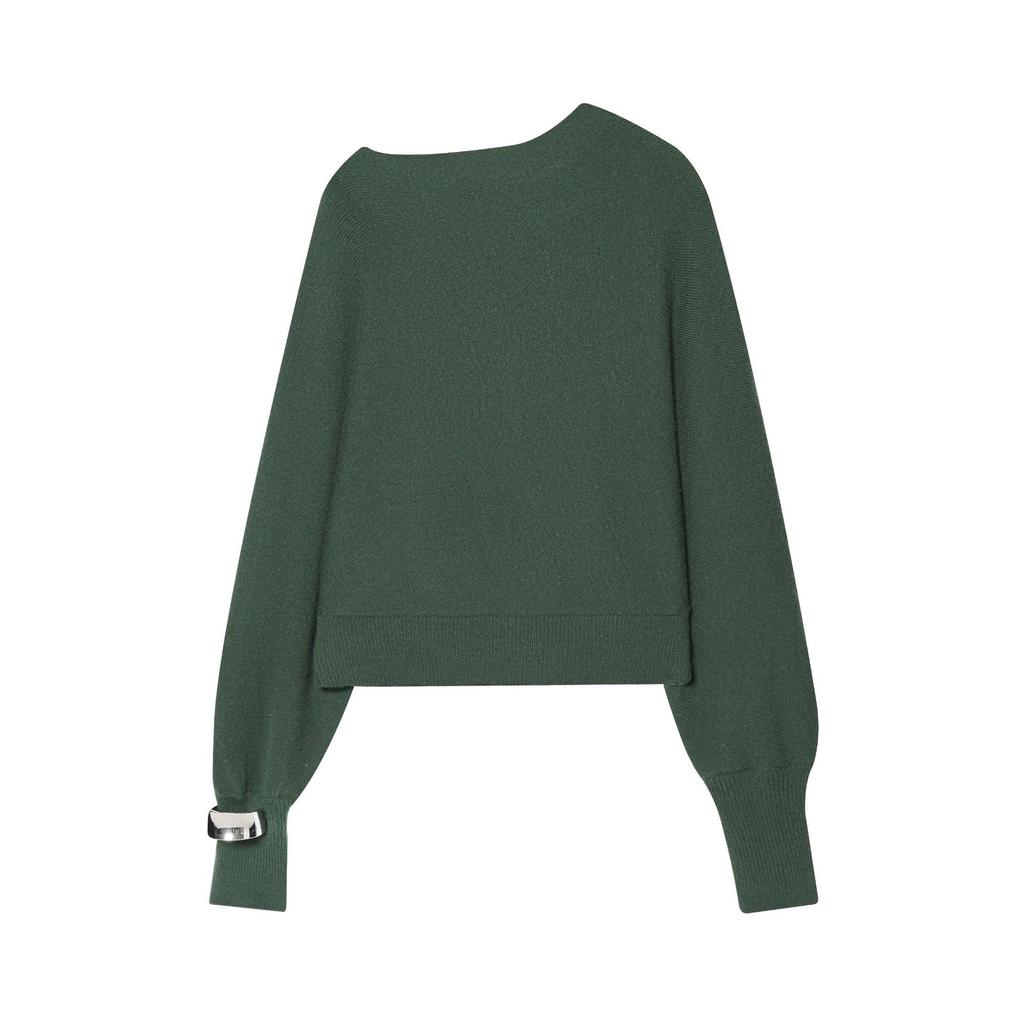 European and American style, new women's clothing, fashionable and versatile cross-border wholesale temperament simple bracelet knitted sweater