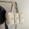 Новая пуховая сумка, хлопковая одежда, женская сумка, простая хлопковая сумка-тоут, мягкая квадратная сумка через плечо