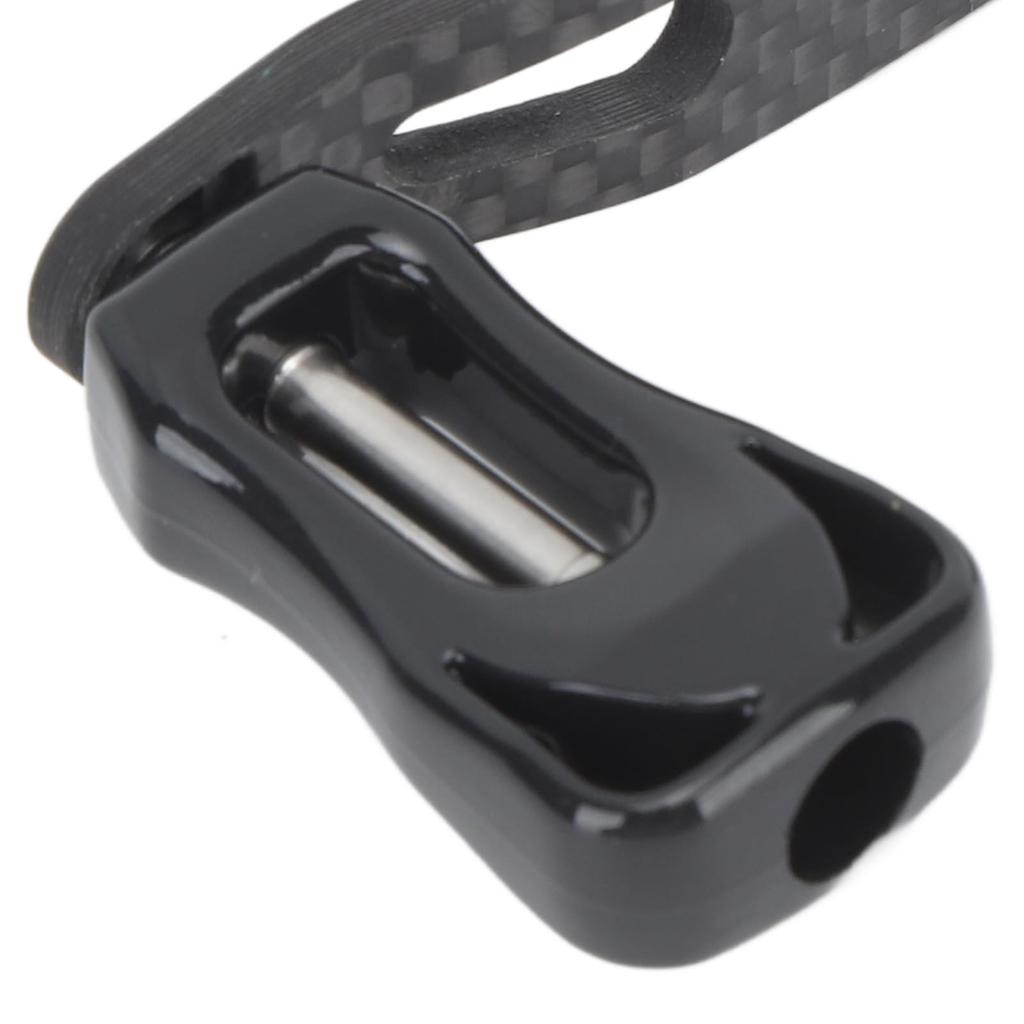 J-ouuo Ручка для рыболовной катушки Углеволокно Двойная ручка для кастинговой катушки D S A Легкая Простая замена (85мм)