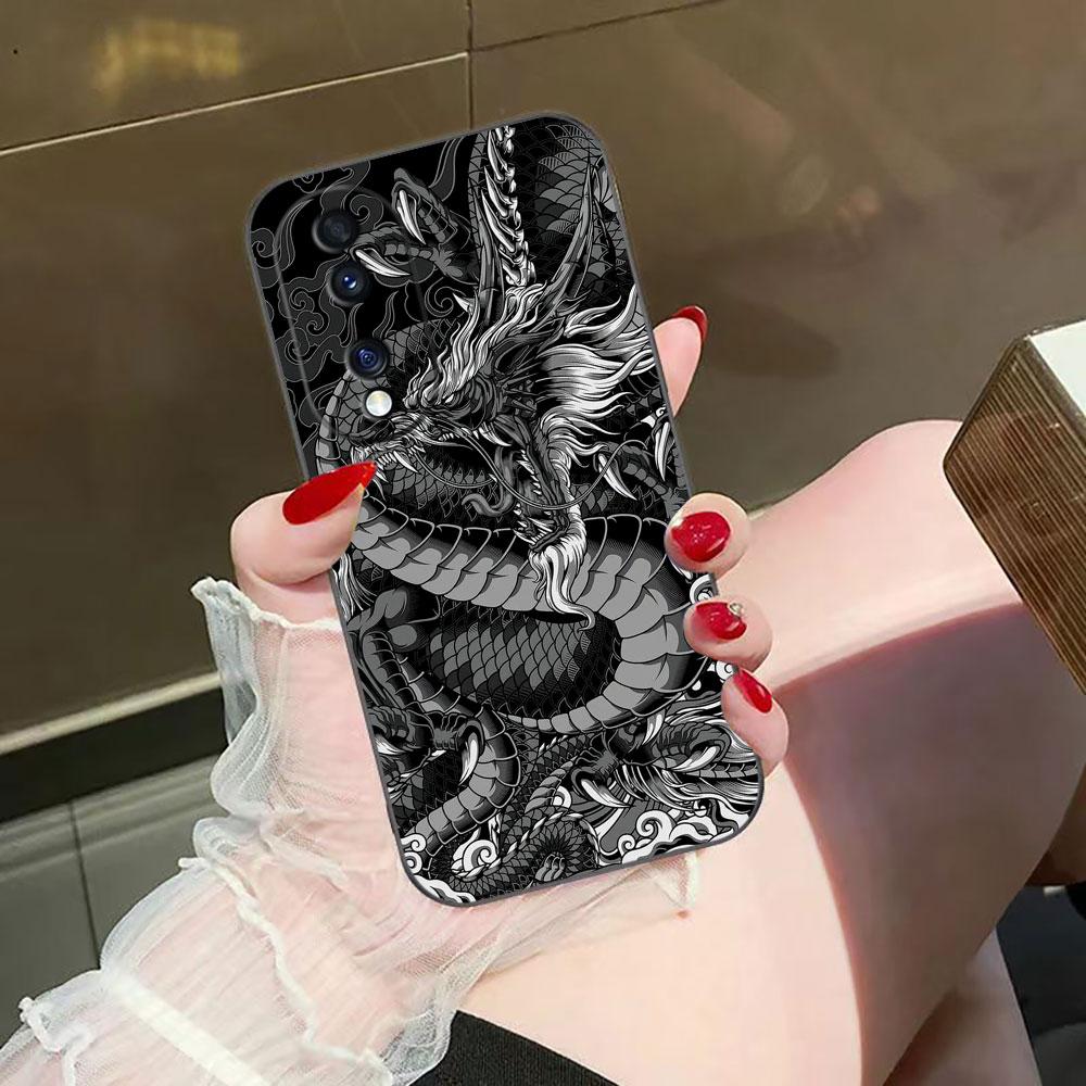 Мифический Чехол-Бампер Дракон Тигр Для HUAWEI NOVA 3I 7I 8I 9 HONOR 400 20 90 X5C X6B X7 X7B X7D X8 X8B X9 X9B X9D X9A