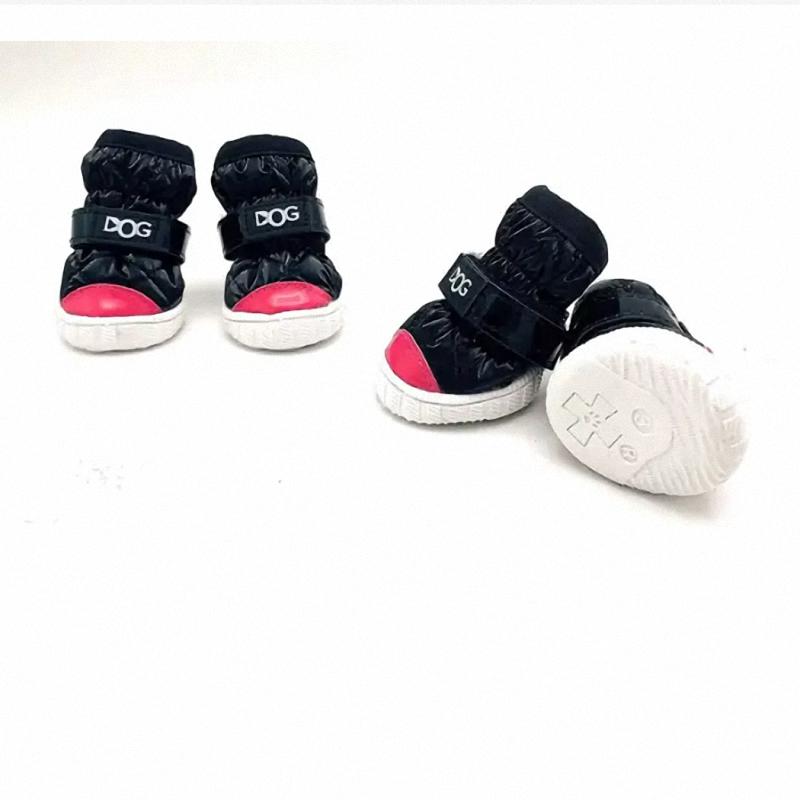 4 шт./компл. непромокаемая зимняя обувь для собак для маленьких собак, теплая флисовая обувь для щенков, зимние сапоги для собак, обувь для чихуахуа, йорк...