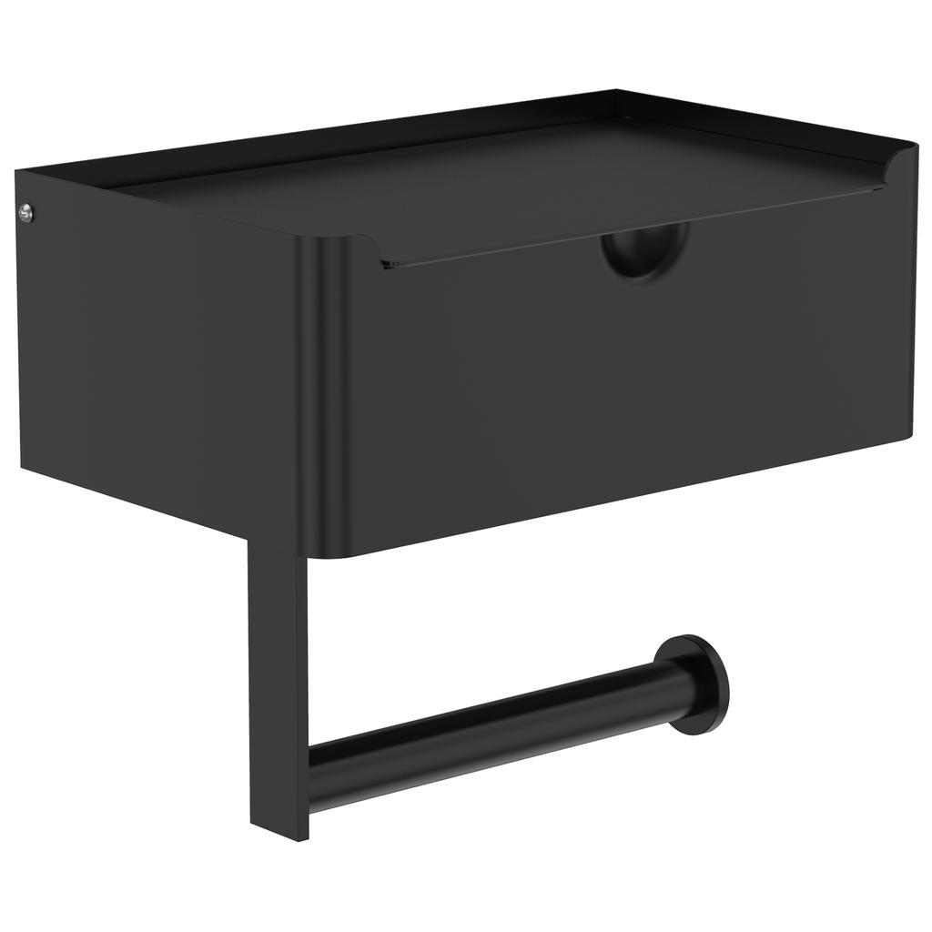 Держатель для туалетной бумаги из нержавеющей стали, самоклеящаяся настенная вешалка для туалетной бумаги с ящиком для хранения домашних принадлежностей для ванной комнаты