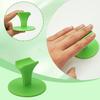 Nail Art Finger Holder Plastic Manicure Stand with Wide Base Stable Finger Support for Gel Acrylic Nail Application