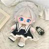 Niannyyhouse 20 см Плюшевая игрушка Одежда Черное платье Шарф Шорты Хлопковая кукла Кукла для переодевания Аксессуары для кукол