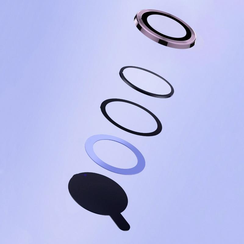 For iPhone 17 Pro Max 17 Air 16 15 14 13 Camera Lens Protector Aluminum Alloy Tempered Glass Camera Film For Iphone 12 11 Accessories