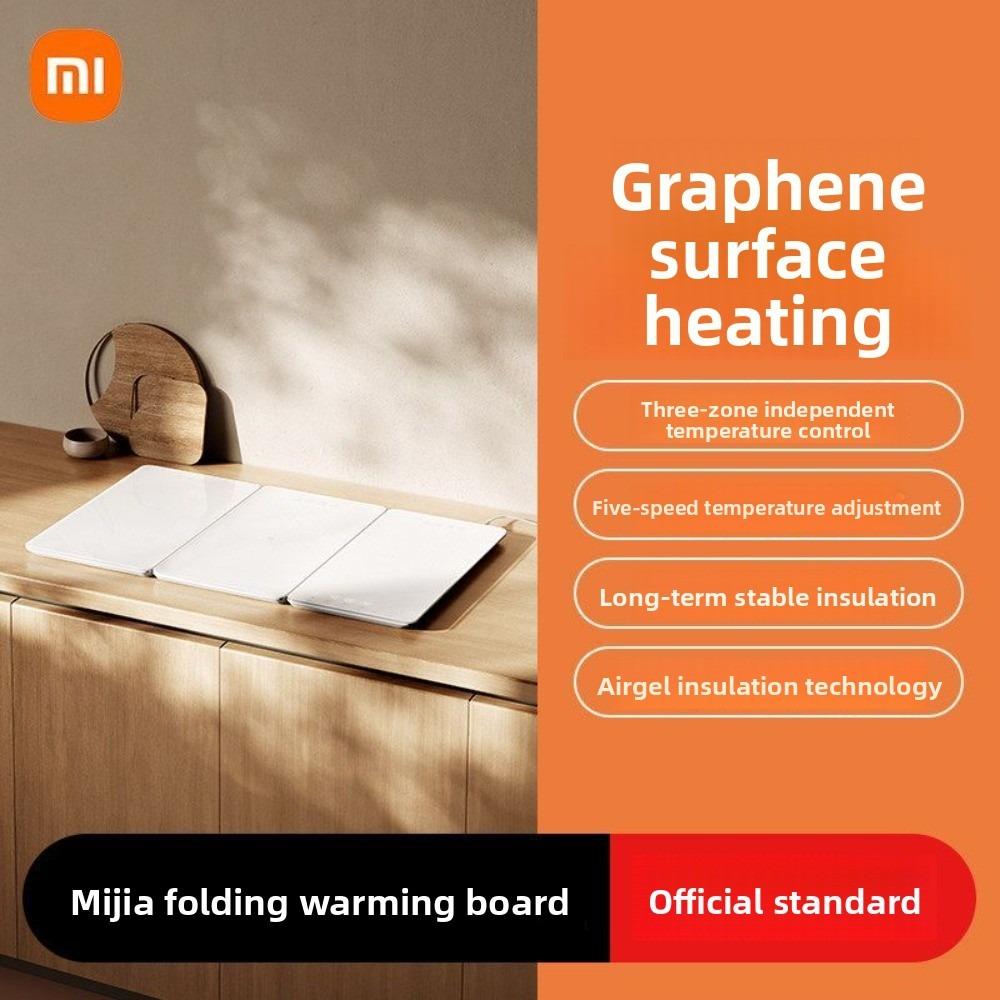 Xiaomi Складная теплая кухонная доска Mijia, Теплый настольный коврик, Многофункциональная домашняя плита для подогрева еды, Теплосберегающий настольный коврик