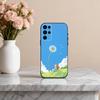D-Dreamy G-Glow Vibe мультяшная девушка Чехол для телефона Для Samsung S25,24,23,22,30,21,10,9,Ultra,Plus,Lite,FE,4,5 G Мягкий черный чехол