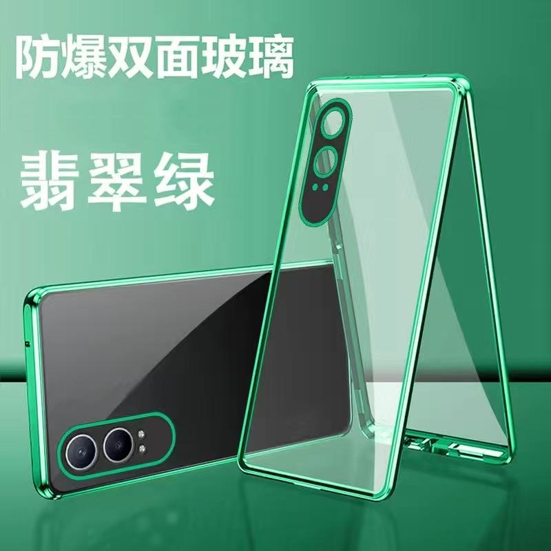 Полный чехол 360 для OnePlus Nord CE 4 Lite 5G, двустороннее магнитное притяжение, металлическая закаленная стеклянная защита, чехол для телефона
