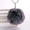Trendy Simple Bag Pendant Fluffy Fur DIY Jewelry Keychains Fashion Accessories Key Chain Key Ring