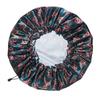 Shower Caps Reusable Waterproof Bath Cap Extra Large Shower Cap Double Layer with PEVA Lining Adjustable Elastic Band