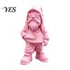 Durable Garden Decoration 3D Printed Gnome Figurine, Streetwear Hip-Hop Style Ornament with Hoodie Sunglasses, And Home Sturdy Anti-Tip Base,
