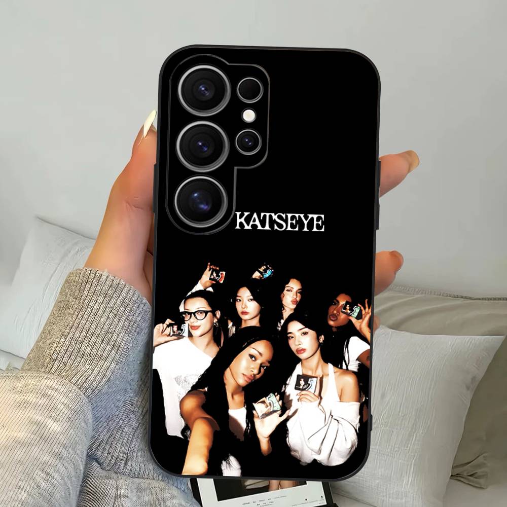 K-KATSEYE Музыкальный чехол для телефона Samsung S 24 Fe 25 Ultra Plus 20 Lite 21 30 22 23 24 22 Ultra 5G Fundas