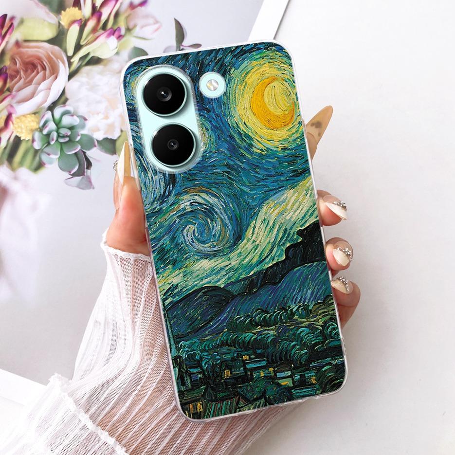 For Xiaomi Poco X8 Pro 5G Case Cute Cat Peacock Painted Cover Soft Slim Phone Case For Xiaomi Poco X8 Pro Max PocoX8 Pro 5G Bags
