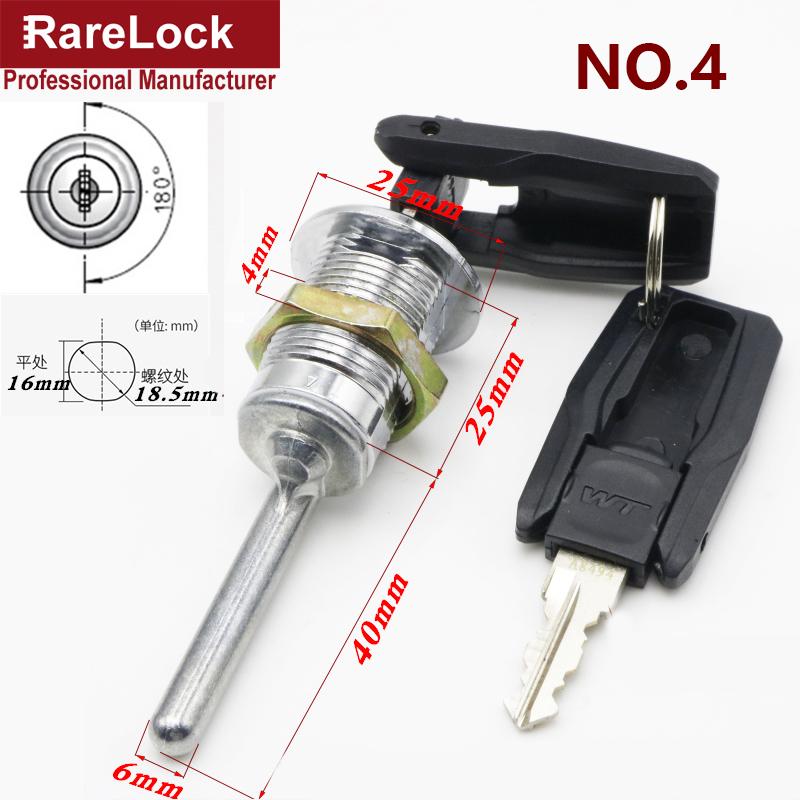 Cabinet Drawer Lock with 2 Keys Keyed Different for Door Mailbox Cabinet Box Furniture Hardware Rarelock MMS352 G1