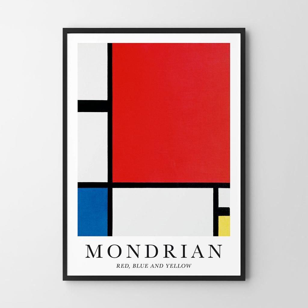 Plakat mondrian obrazy reprodukcje