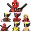New Wolverine Deadpool Building Blocks Mini Action Figure Toys