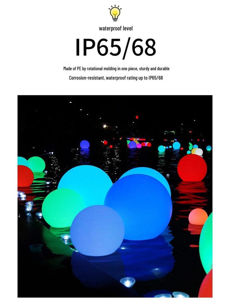 Уличный светящийся круглый торшер для гостиниц, баров и торговых центров