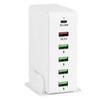 65W 6 Ports USB C Charging Station Multiports Hub Portable PD3.0 & QC3.0 Fast USB C Wall Charger