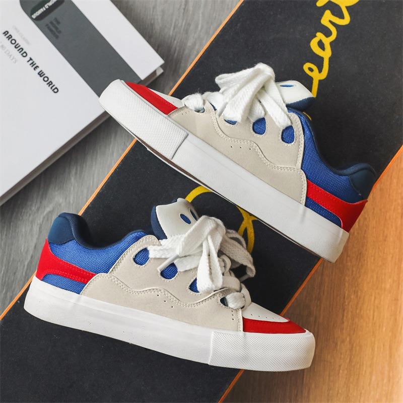 Chunky Sneakers Women 2025 Autumn Platform Casual Shoes Walking Flats Outdoor Fashion Cute Skateboard Shoes Zapatillas De Mujer