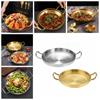 Stainless Steel Frying Pan Thickened BBQ Plate Durable Salad Bowl  Ramen