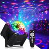 PAIFIEVD Mirror Ball Voice Activated Disco Light Party UV Stage Light RGB Change Stage Lighting for Dance Parties Birthday Karaoke Christmas Wedding