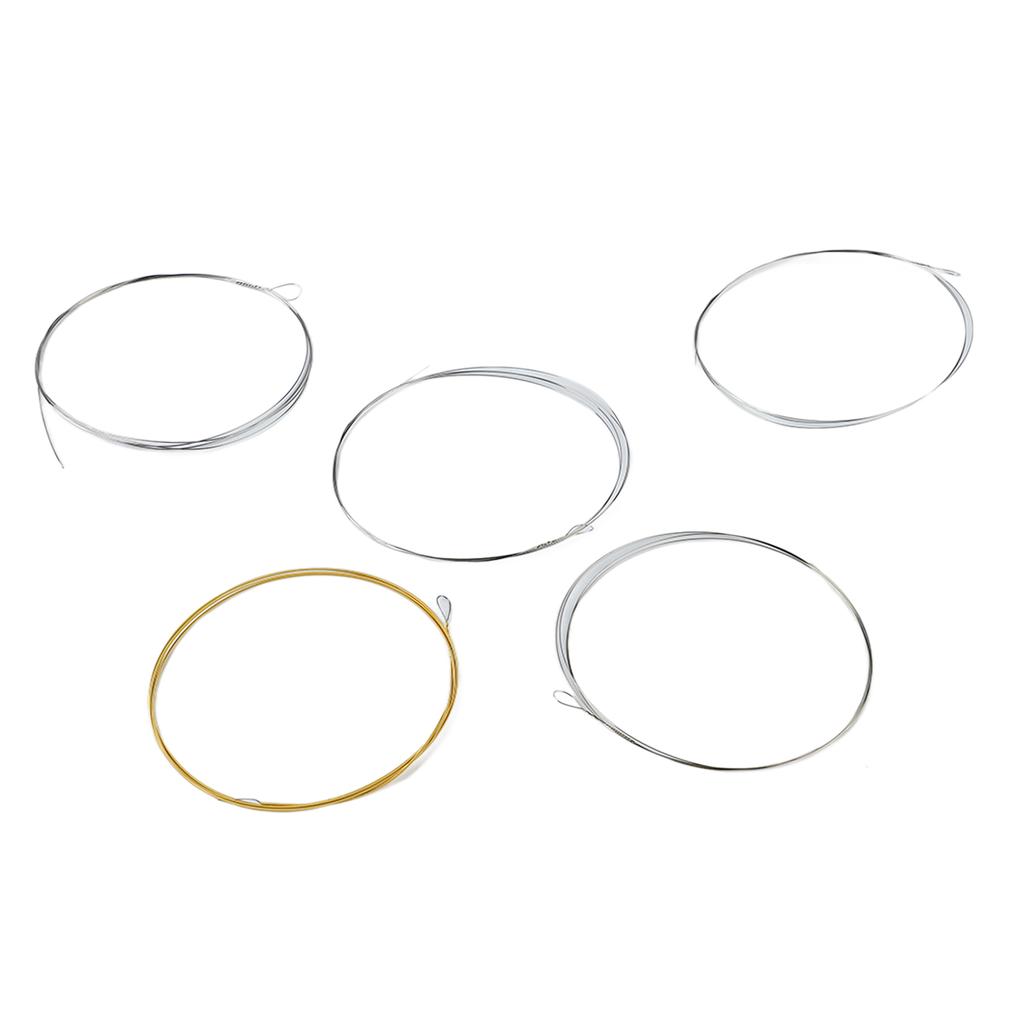 Струны для 5-струнного банджо из нержавеющей стали, с полным резонансом, толстые струны для высоких нот, замена для