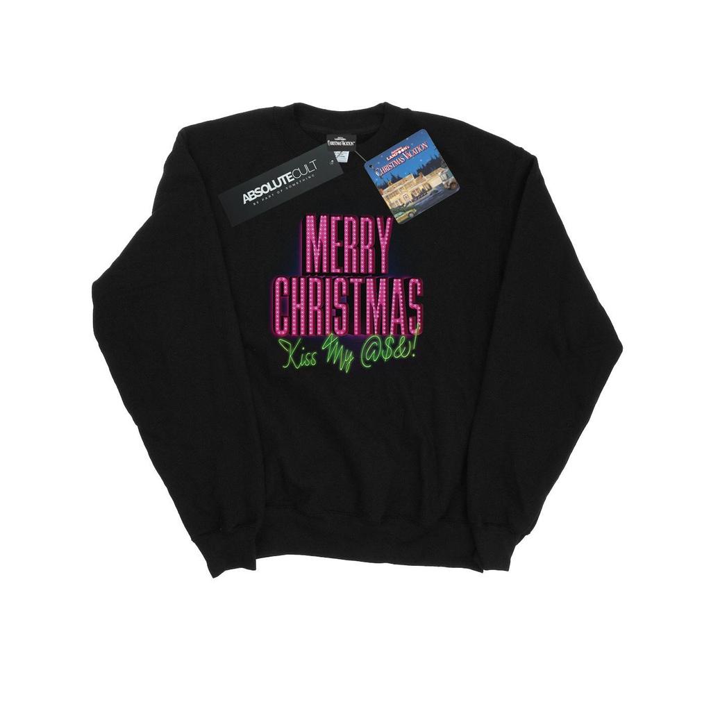 National Lampoon´s Christmas Vacation Mens Kiss My Ass Sweatshirt