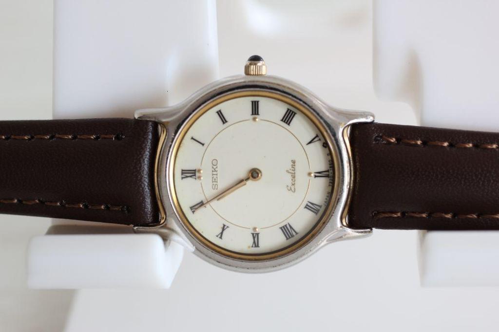[USED] Working SEIKO EXCELINE Watch 7320-0390