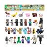 2025 Advent Calendar Minecraft, 24 Days Toy Figures Building Blocks Countdown Calendar, Boys Advent Calendar Surprise Gift