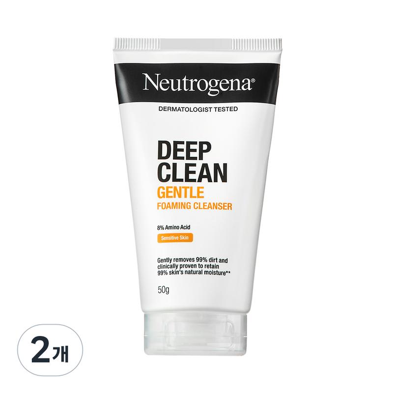 Neutrogena Deep Clean Gentle Foaming Cleanser, 50g, 2 pcs