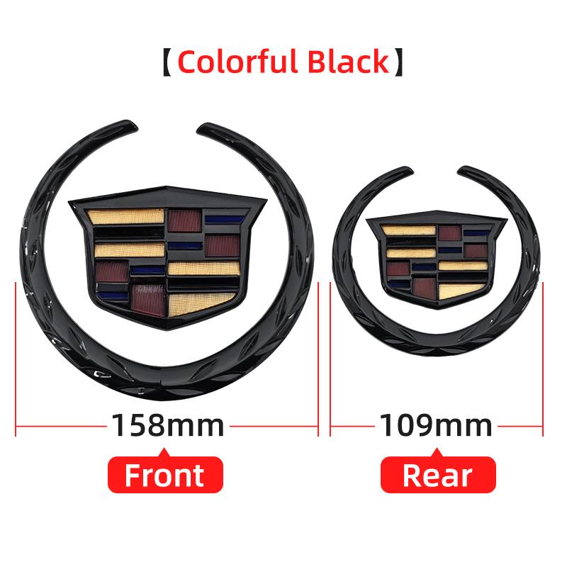 1pcs ABS 109mm 158mm for Cadillac SRX ATS XTS Car Front Grille Emblem Rear Tail Bumper Trunk Sticker Badge Styling Accessories