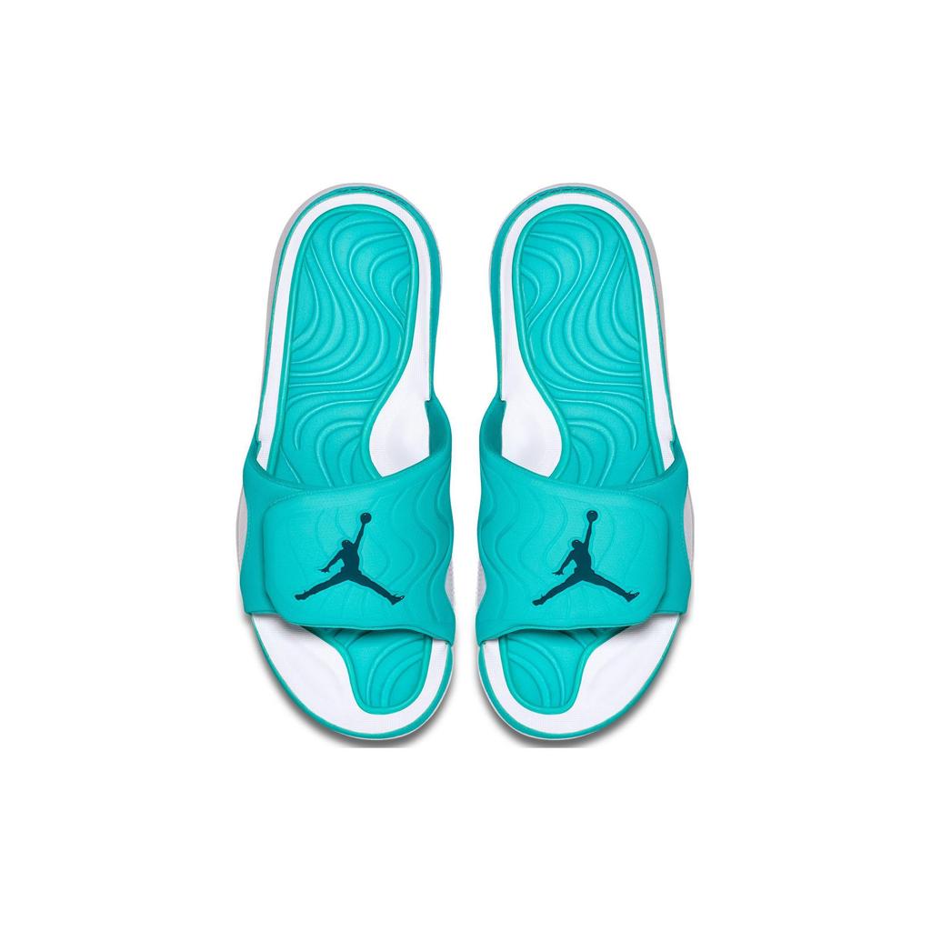 Jordan Hydro 4 легкие удобные прочные нескользящие сандалии с подошвой из пеноматериала мужские сандалии синие белые 705163-405