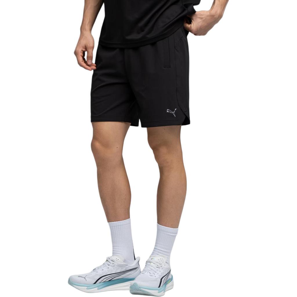 Puma Логотип Эластичный Пояс Боковой Карман Повседневные Шорты Мужские шорты 528809-01