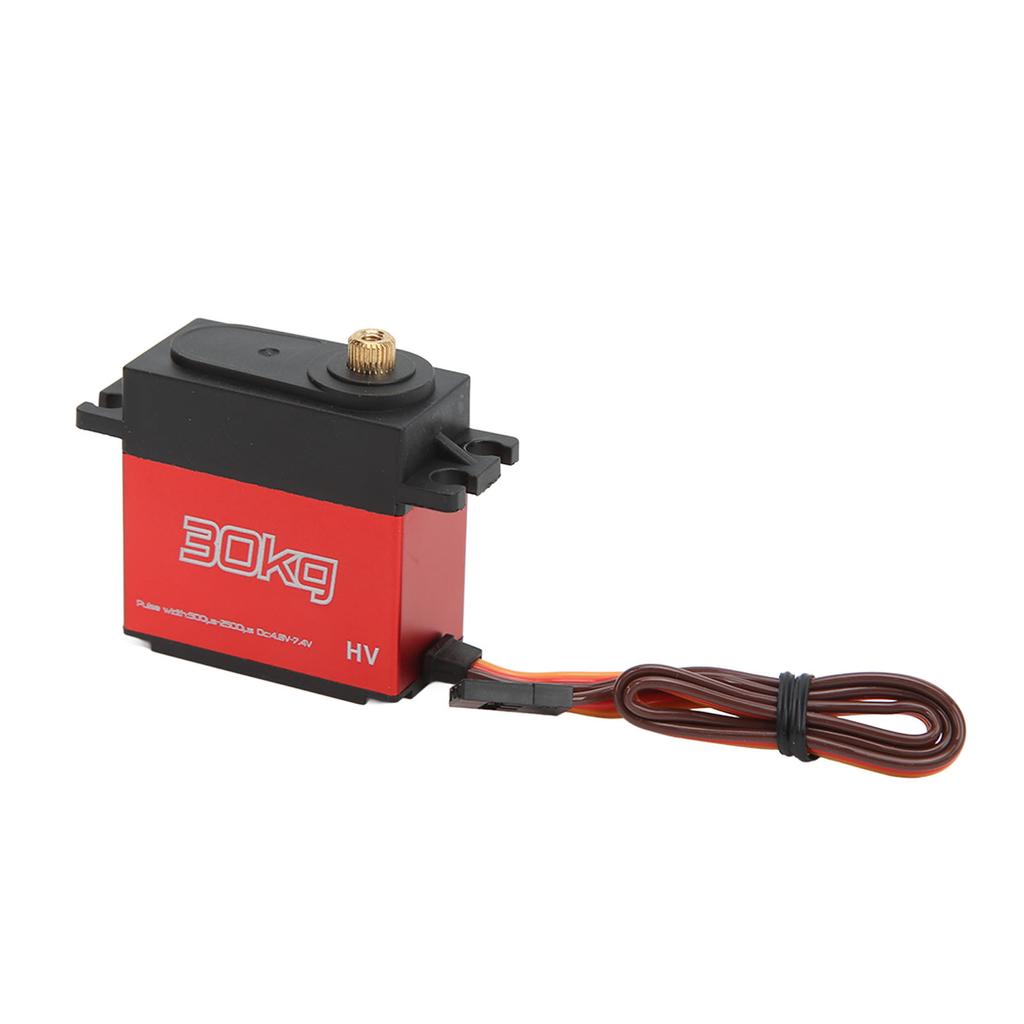 RC 30KG Servo алюминиевый сплав водонепроницаемый быстродействующий анти-помеховый рулевой двигатель с