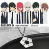 Blue Lock Necklace Women Anime Soccer Sign Necklaces Woman Creative