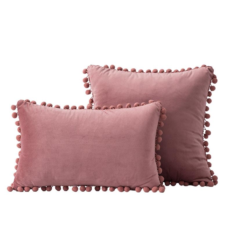 Наволочки для подушек 18x18 бирюзового цвета: 2 упаковки удобных мягких помпонов бархатных квадратных декоративных наволочек для декора дома в фермерском стиле