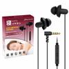 Parasom Sleeping Canal Good Sound Earphones While Ultra Ultra Ultra External Noise Highly Remote Microphone Compatible with iPhone Suitable for