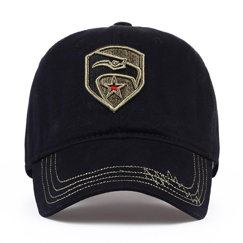 Модная вышитая мужская бейсбольная кепка военная тренировочная солнцезащитная кепка уличный камуфляж армейские кепки гольф-шляпы