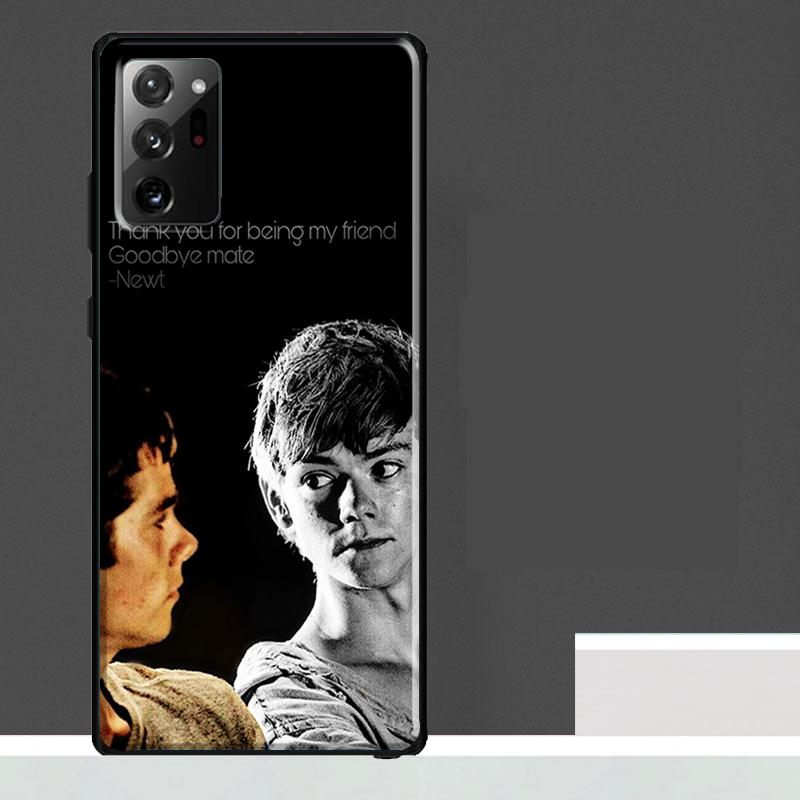 Чехол Maze Runner Ньют для Samsung Galaxy S25 Ultra S21 S22 S23 S24 Ultra S9 S10 S20 Plus S25 FE