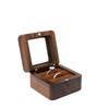 Microfiber Lining Earring Display Box Wooden Jewelry Storage Box Ring Display Box  Valentine's Day