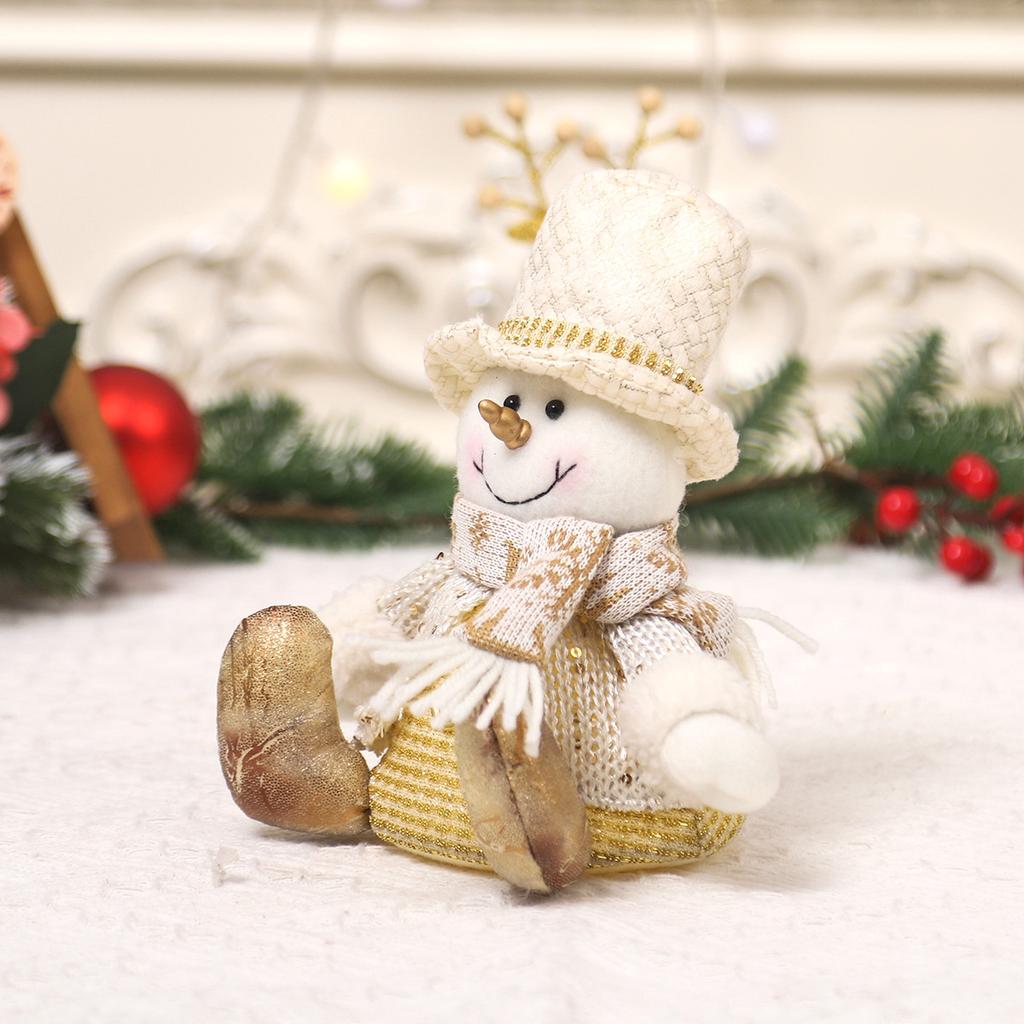 Новые рождественские украшения с подсветкой, фигурка Санта-Клауса, украшения с оленями, снеговиком, куклы, украшение для дома, праздничные принадлежности