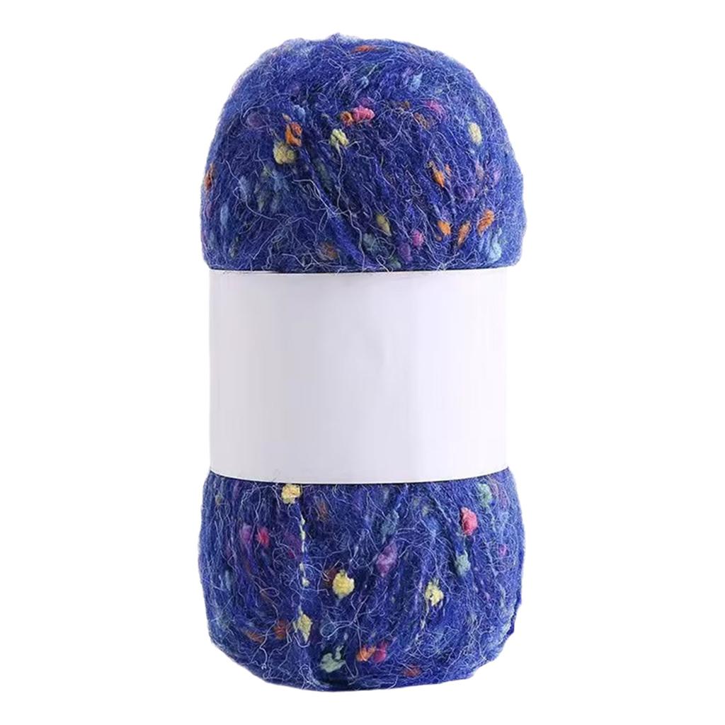 3 мотка удобной пряжи для вязания крючком, радужной расцветки с точками, мохеровая пряжа, пряжа для ручного вязания, мягкая пряжа для шапок, пледов, шарфов