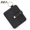 MVA Бизнес-держатель для кредитных карт из натуральной кожи, мини-защита RFID-карт, унисекс, держатели для удостоверений личности, КОШЕЛЕК НА ЗАПЯСТЬЕ